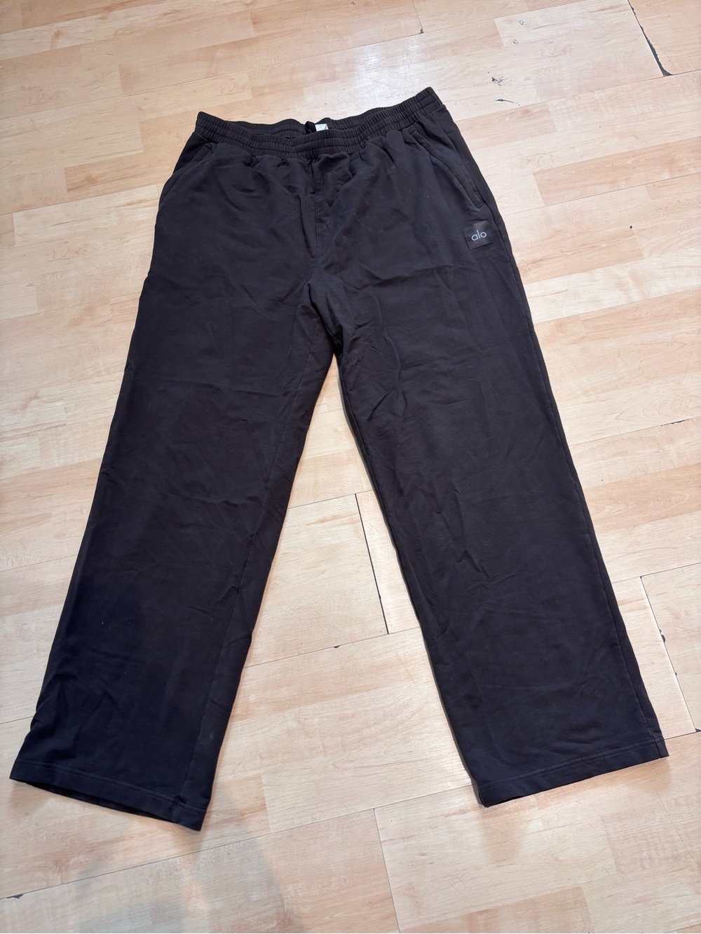Alo Men’s Brown Relaxed Fit Sweatpants XL